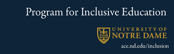 Program for Inclusive Education - Notre Dame